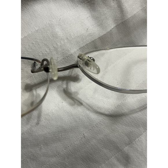 Salvatore Ferragamo 1597 Rimless Eyeglasses Frames Only 55-17 130 Made In Italy - Picture 5 of 10